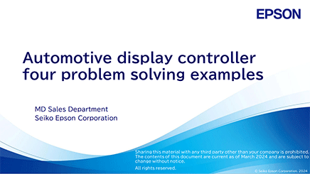 Overview of Scaler IC for Automotive