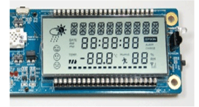 Example of an LCD panel