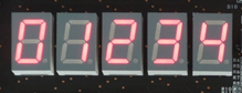 Example of red LED
